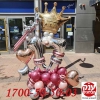 זר בעיצוב בלונים ליום הולדת 17 יוקרתי 