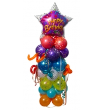 סטנד בלונים  כוכב יום הולדת