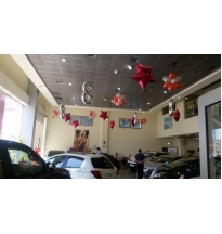 עיצוב בלונים לסניפים ומיתוג 