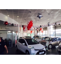 ספיראלות לתיקרה מיוחד למוקדי מכירות 