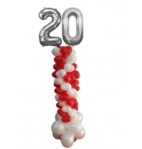 סטנד לבבות בשילוב ספרות  