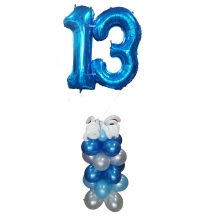 בלוני מספרים ספרות 13