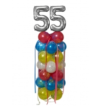 בלונים ליום הולדת 55
