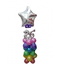 סטנד יום הולדת  כוכב בשילוב מספר קטן 