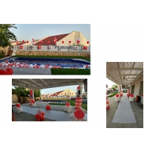 בלונים להצעת נישואין בית פרטי עם בריכה