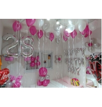 סידור בלונים בחדר 28 שירן
