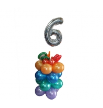 משלוח בלונים בלוני מספר  6