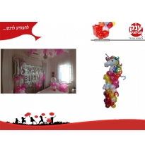 עיצוב חדר הפתעה חד קרן 