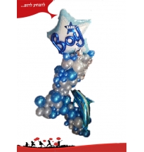 סטנד הולדת הבןבת בשילוב דולפין 