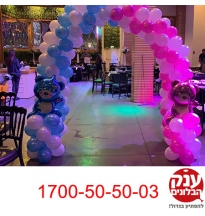 קשת בלונים לתאומים 