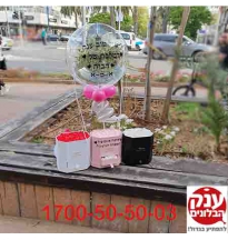 כדור פורח של פרחים בקופסא עם שוקולד 