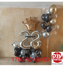 הפתעה ליום הולדת בלונים מיוחדים VIP