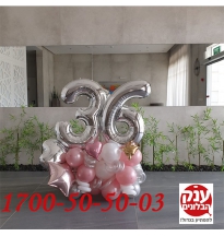 קישוט בלונים ליום הולדת 36