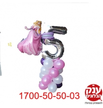 עיצוב בלונים קטן היפיפה הנרדמת