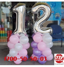 בלונים ליום הולדת 12 