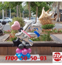 עיצוב בלונים VIP יום הולדת 12 מושלם 