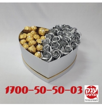 קופסא בפרחים פררו רושה יוקרתי