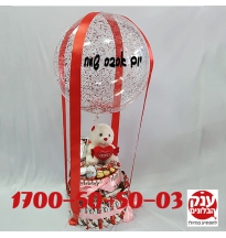 עוגת קינדר שתי קומות דובי אהבה