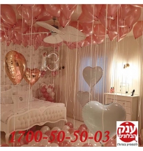עיצוב חדר בלונים ליום הולדת 13