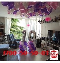 קישוט בלוני הליום ליום הולדת 18
