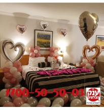 עיצוב בלונים חדר שכולו אהבה 