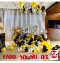 חדר יום הולדת מפנק למי שאוהבים עם עוגה 