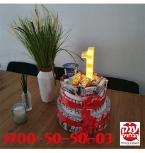 עוגת ממתקים מיוחדת לגן ליום הולדת 