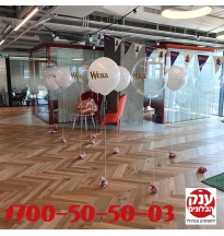 בלונים שקופים ממותגים לעסקים 
