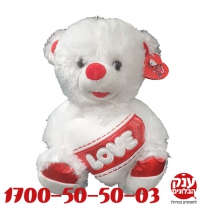 דובי פרווה 30 סמ מלא באהבה