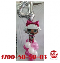 בלון lol הדמות שהבנות הכי אוהבות עם בלון מספר 