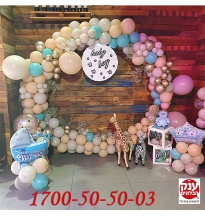 חבילת עיצוב בלונים מעוצבים לברית מושלמת 