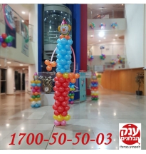 סטנד בלונים ענק בדמות ליצן 