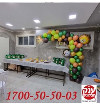 קשת בלונים חיות מדהימה 
