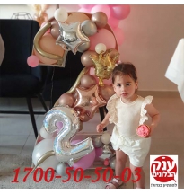 תבנית מספר ליום הולדת שנתיים לענהאל