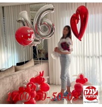 קישוט בלונים ליום הולדת 16