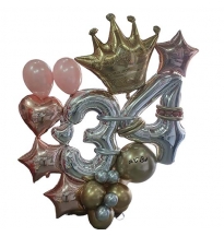 זר בלונים ליום הולדת 34