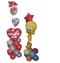 טוויטי זר בלונים ליום הולדת 