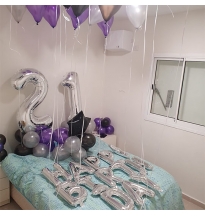 עיצוב חדר ליום הולדת 21